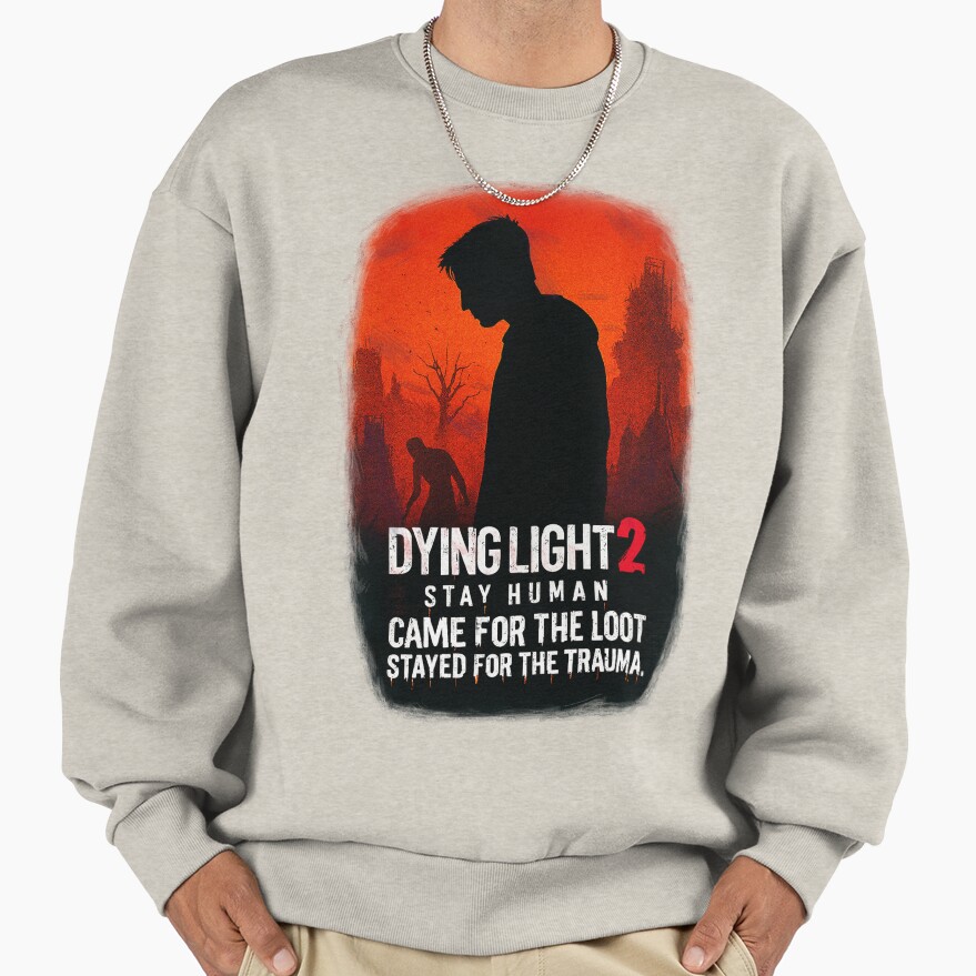 ssrcooversized sweatshirtmens 01oatmeal heatherfrontsquare productx1000 5 - Dying Light Merch